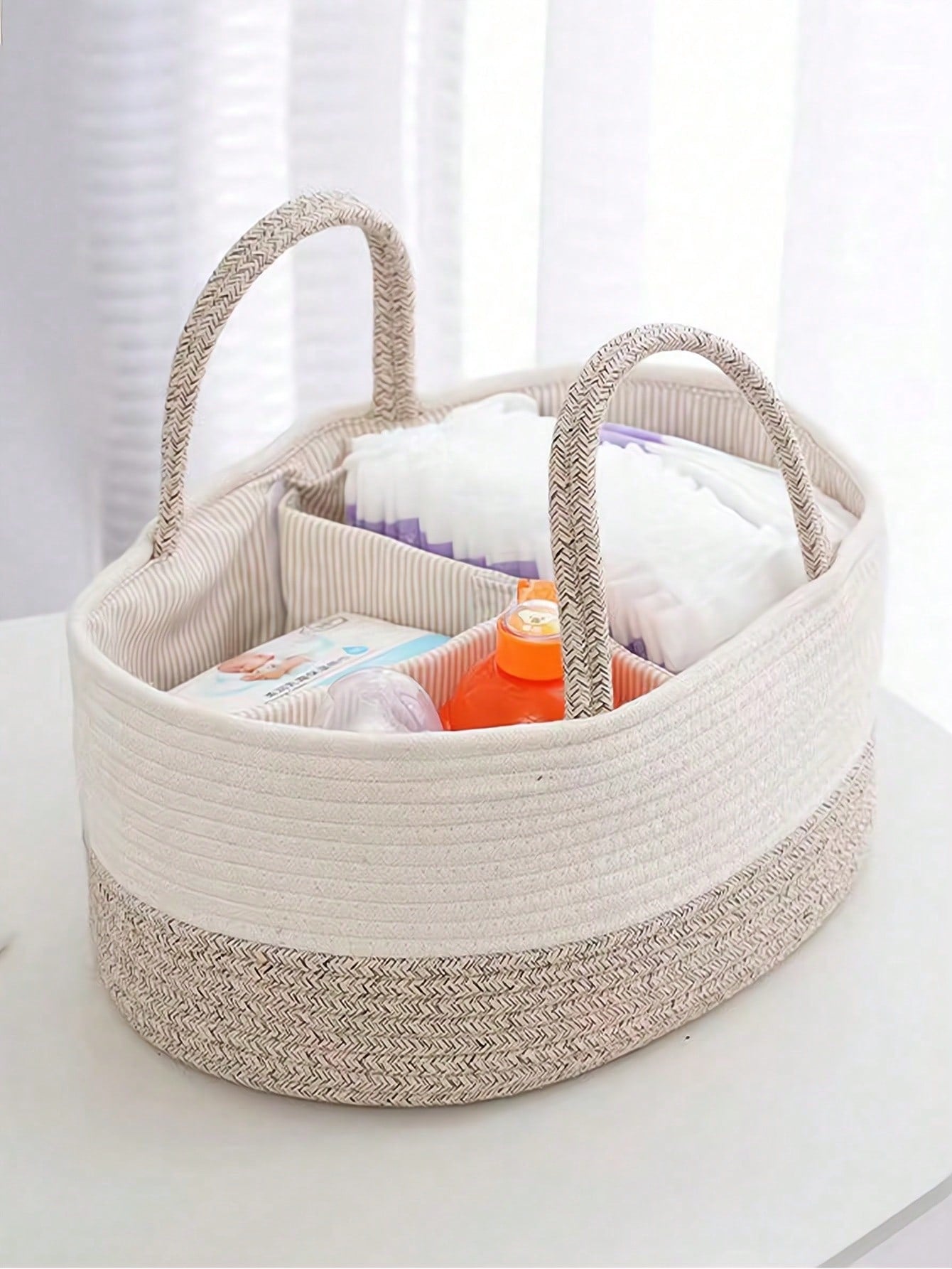 Multifunctionele Handgeweven Opbergmand Organizer
