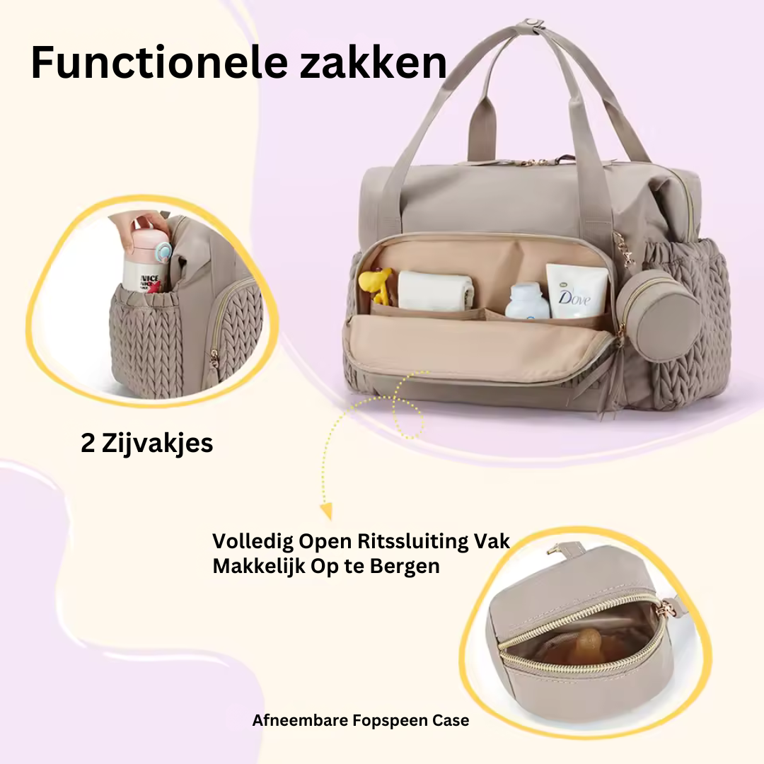 Stijlvolle Luiertas voor de Schouder