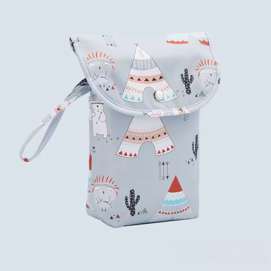 Waterdichte Luiertas met Cartoonprint