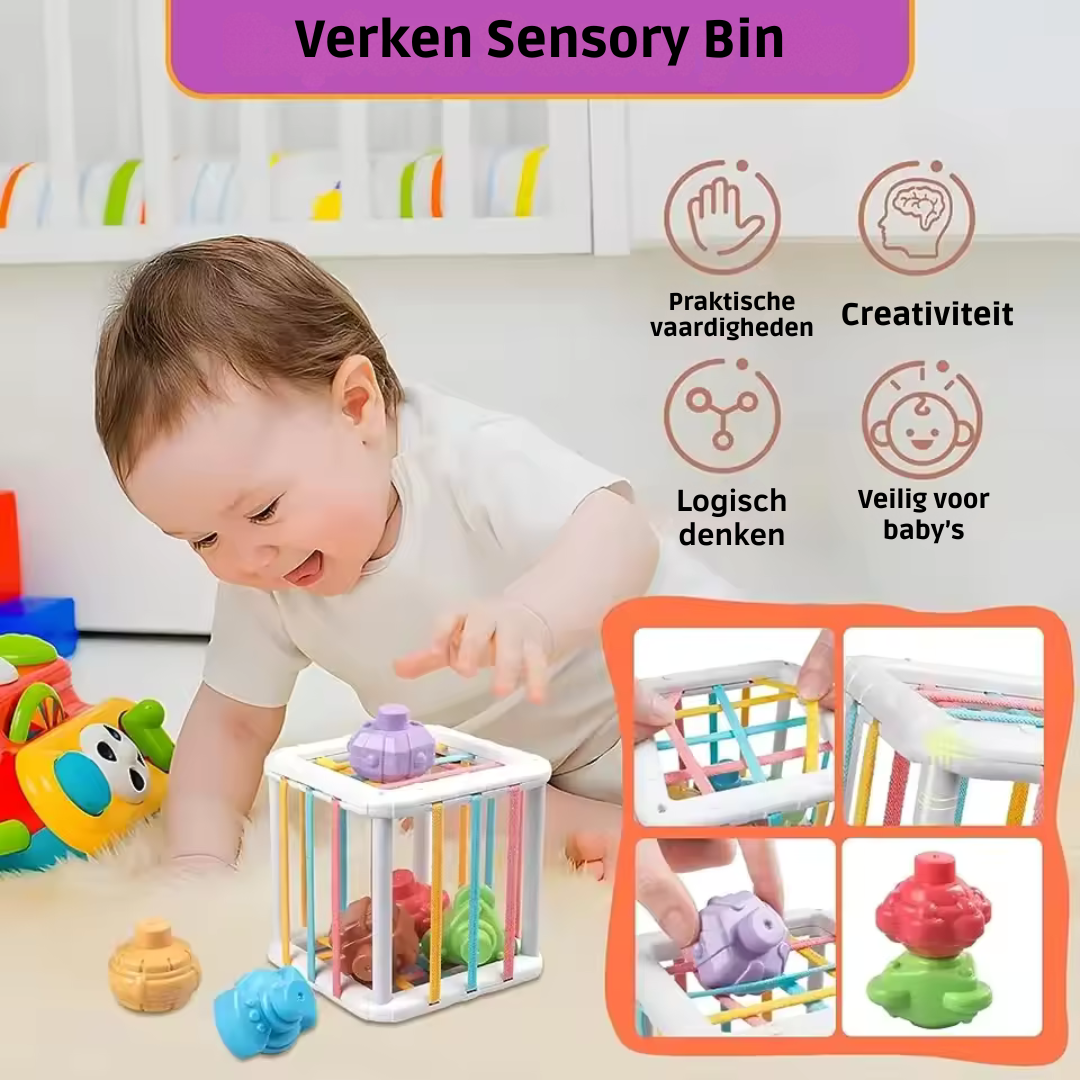 Vormensorteer Kubus voor Baby