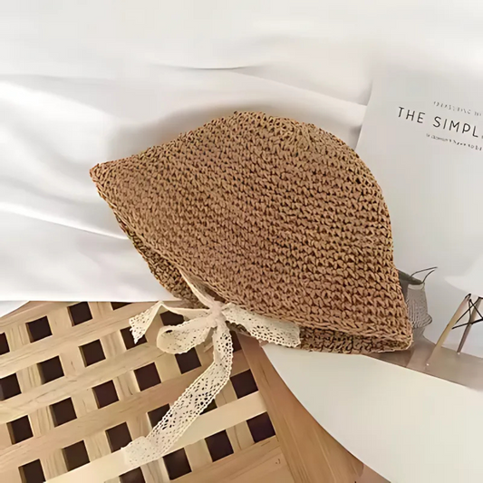 Luchtig strohoedje voor kinderen