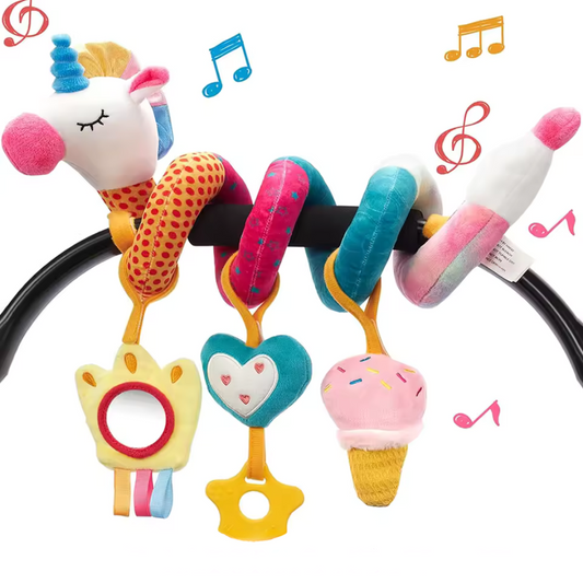 Kinderwagen Speelboog met Pluche Dieren