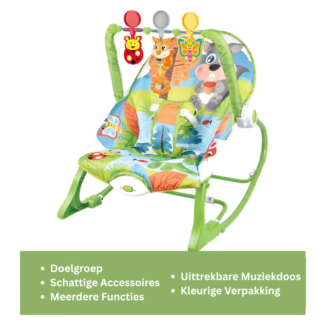 Schommelstoel met Baby Speelgoed Frame