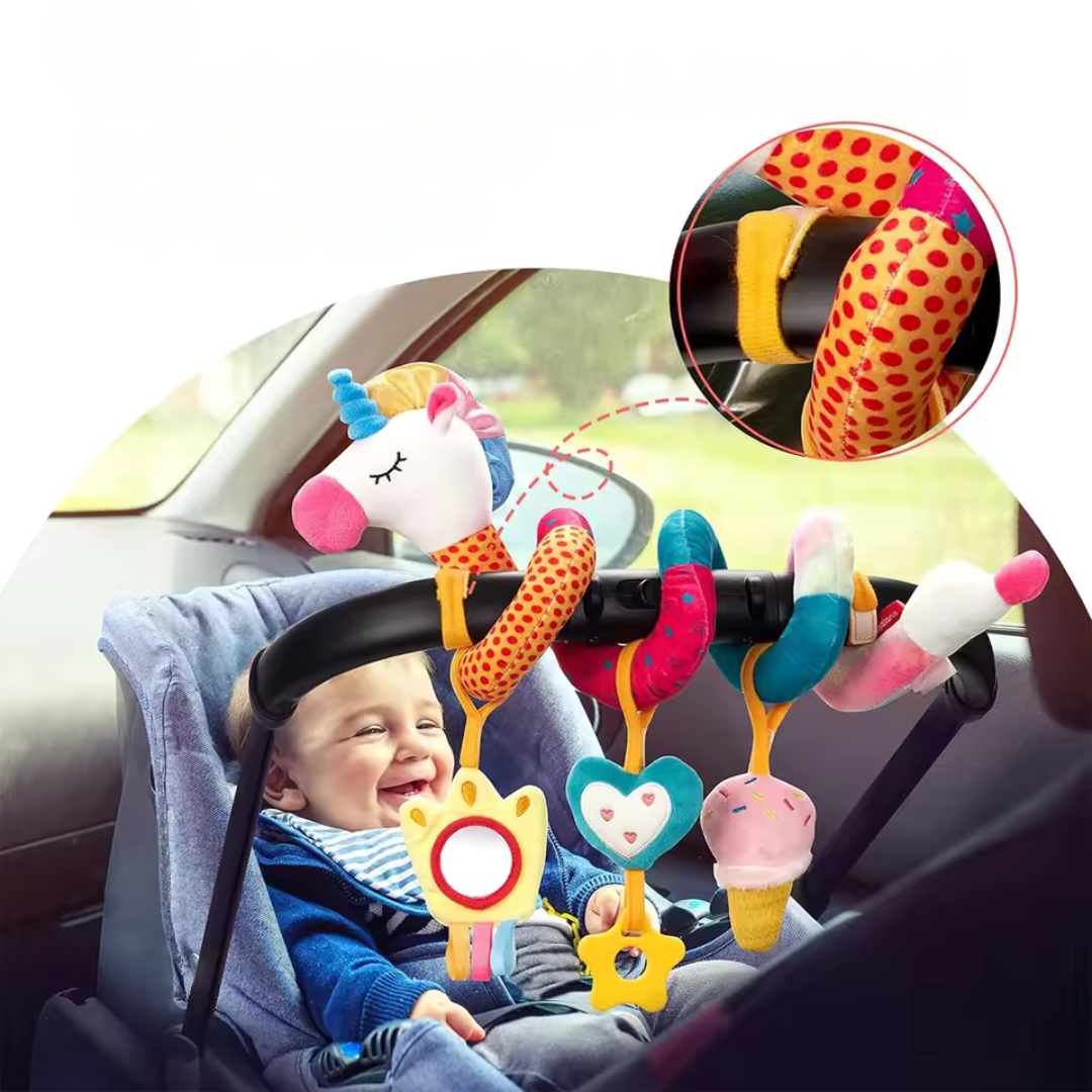 Kinderwagen Speelboog met Pluche Dieren