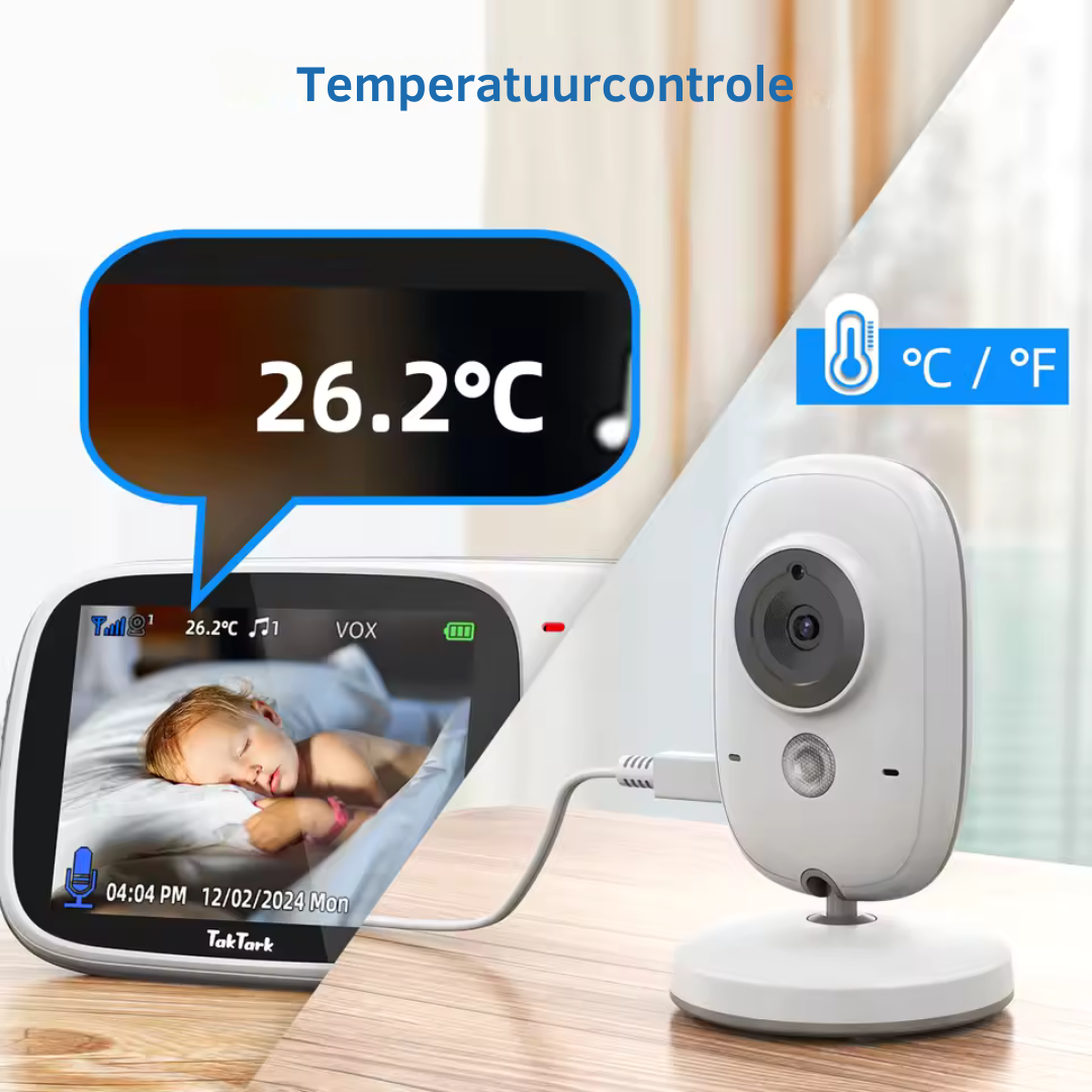 Video-Babyfoon met Intercom