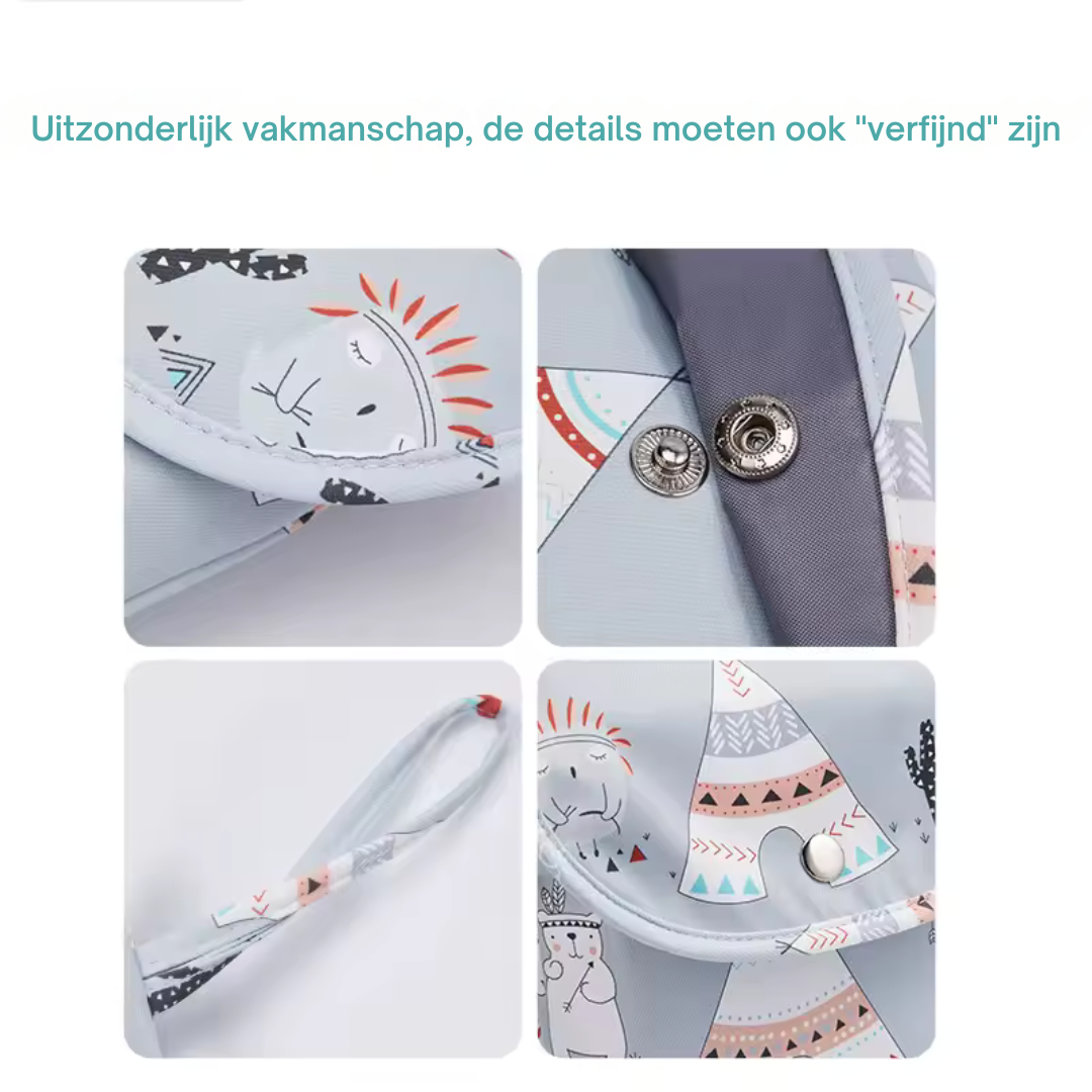 Waterdichte Luiertas met Cartoonprint