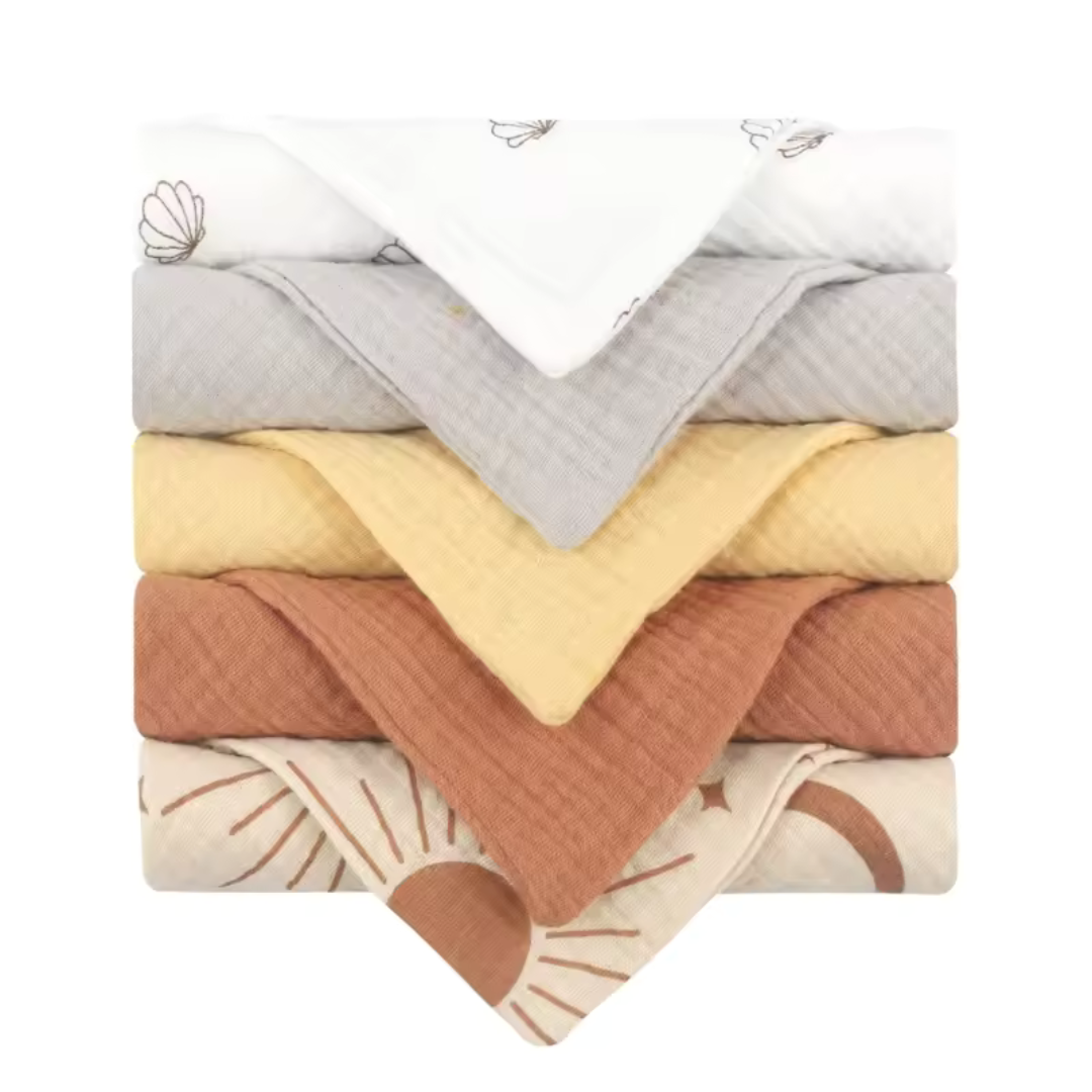 Zachte Babydoeken voor Baby’s - 5 Stuks