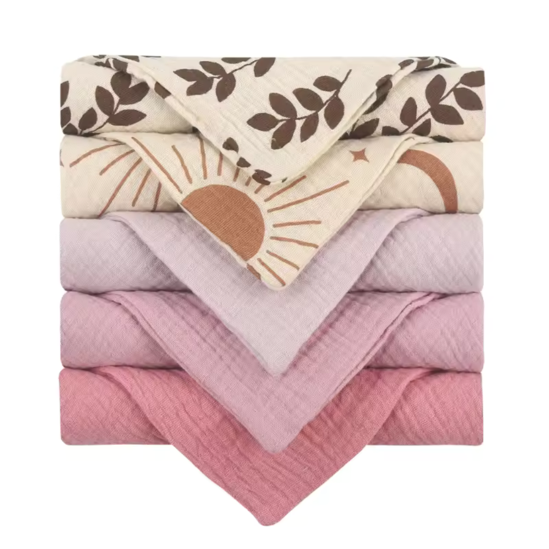 Zachte Babydoeken voor Baby’s - 5 Stuks