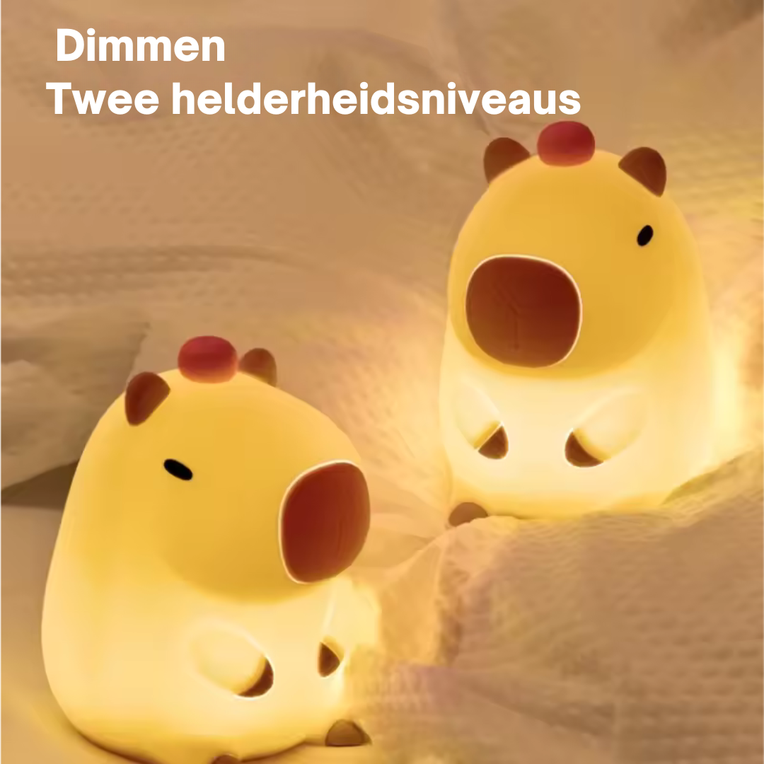 Knuffelbare Nachtlamp Capibara