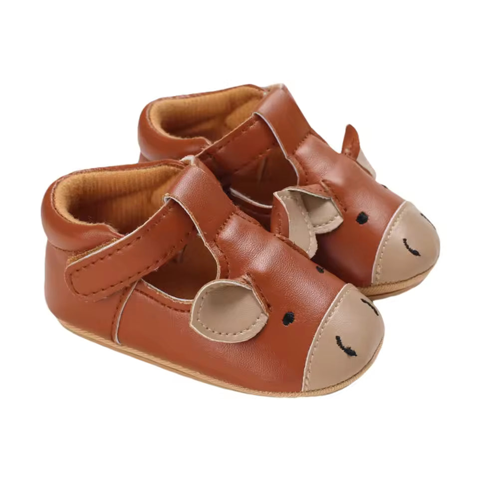 Schattige Baby Mocassins met T-Sluitingsriem