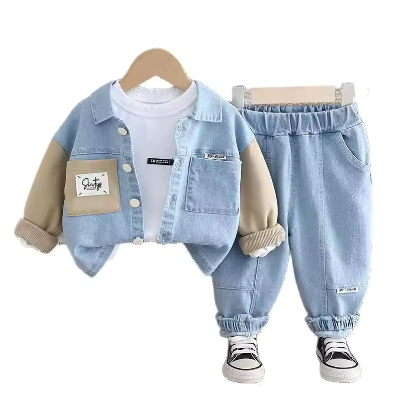 Jongens Casual Denim Outfit