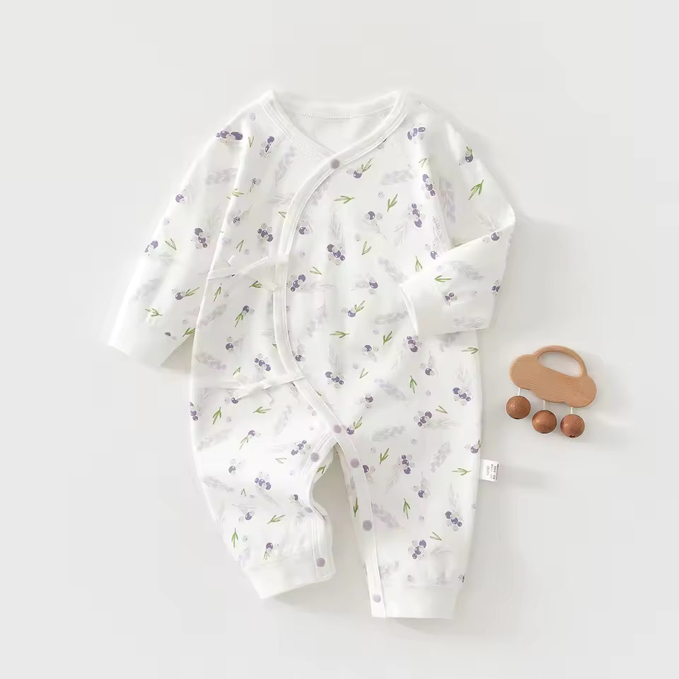 Baby Jumpsuit met Natuurlijke Print