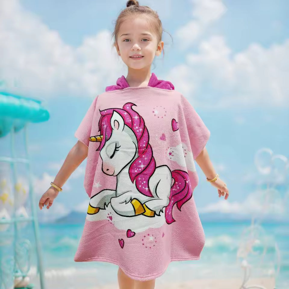 Kinderhanddoek met Capuchon en Print