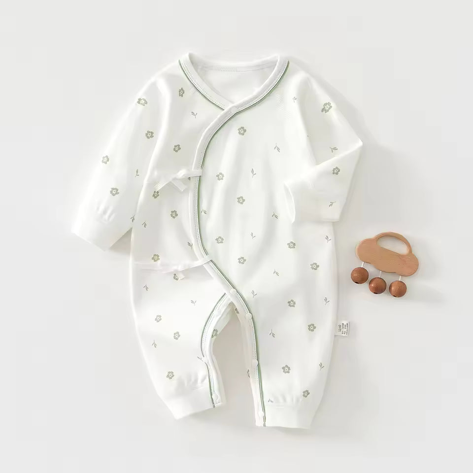 Baby Jumpsuit met Natuurlijke Print
