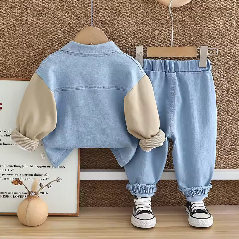 Jongens Casual Denim Outfit