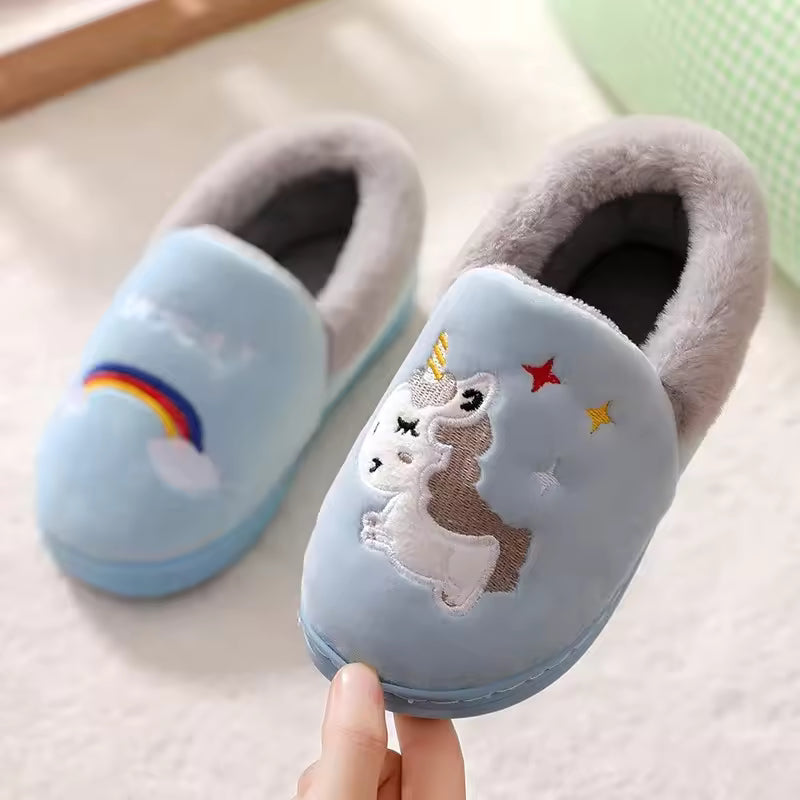 Zachte katoenen pantoffels voor de herfst en winter