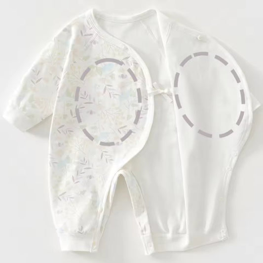 Baby Jumpsuit met Natuurlijke Print