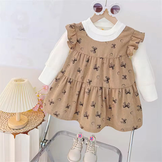 Soft Dress with a Two-in-One Look