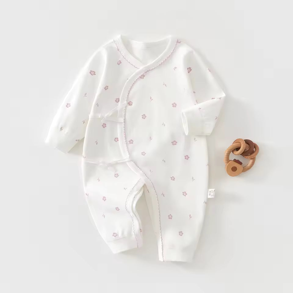 Baby Jumpsuit met Natuurlijke Print