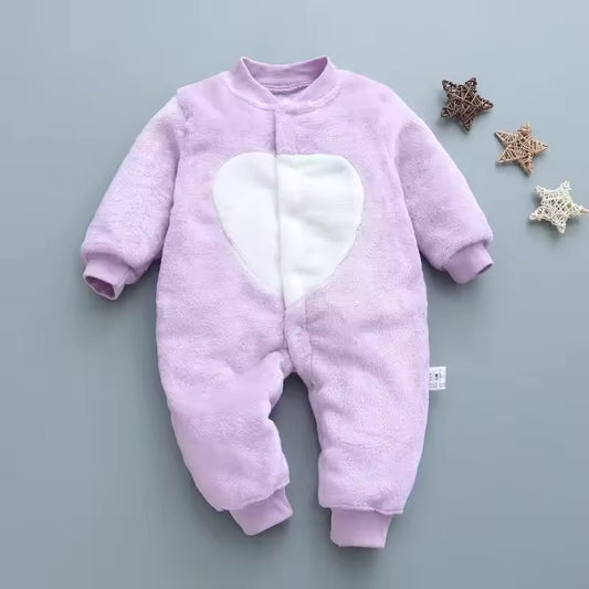 Cozy Baby Fleece Romper