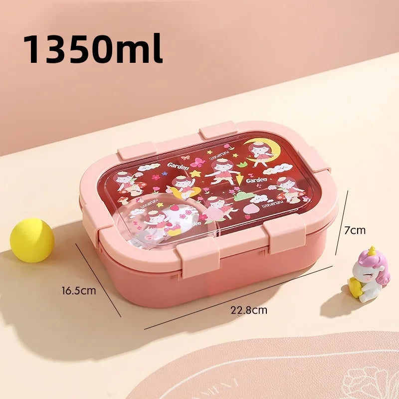 Cartoon Lunchcontainer voor Kinderen