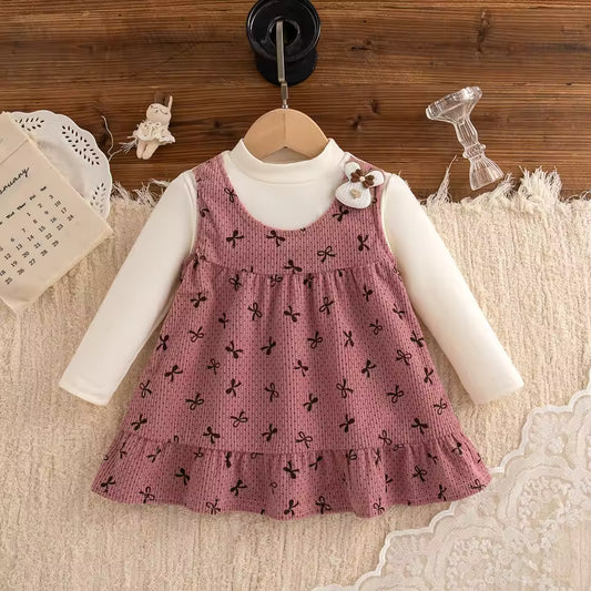 Soft Toddler Dress for Fall