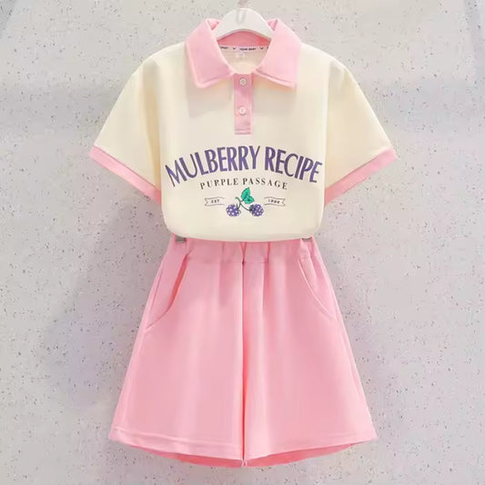 Zomer Kortemouw 2-delig Set