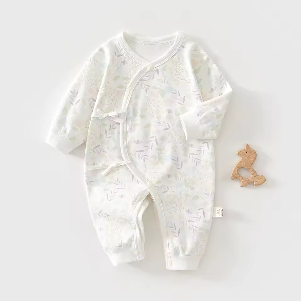 Baby Jumpsuit met Natuurlijke Print