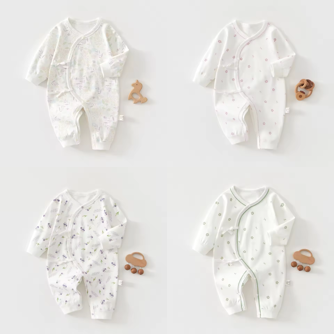 Baby Jumpsuit met Natuurlijke Print
