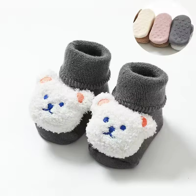 Baby sokken met dierenontwerp