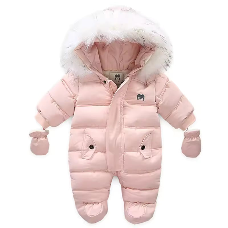 Katoenen Winter Overall met Handschoenen