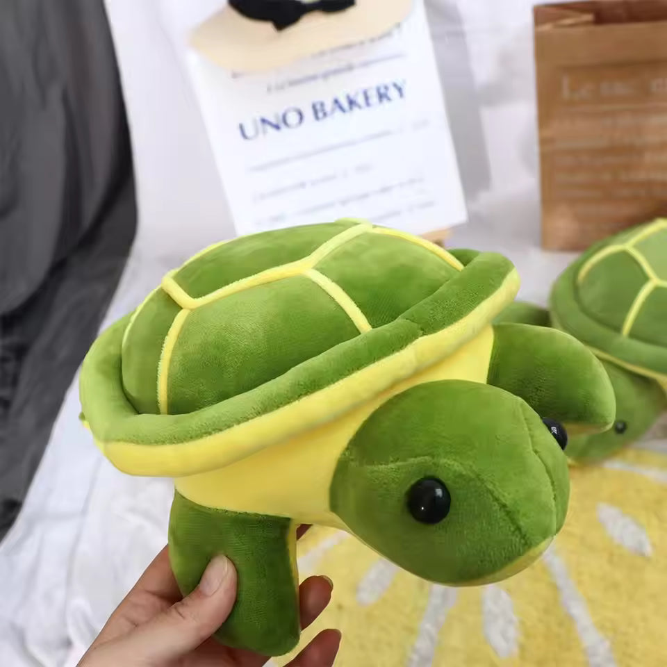 Zachte Groene Schildpad Knuffel