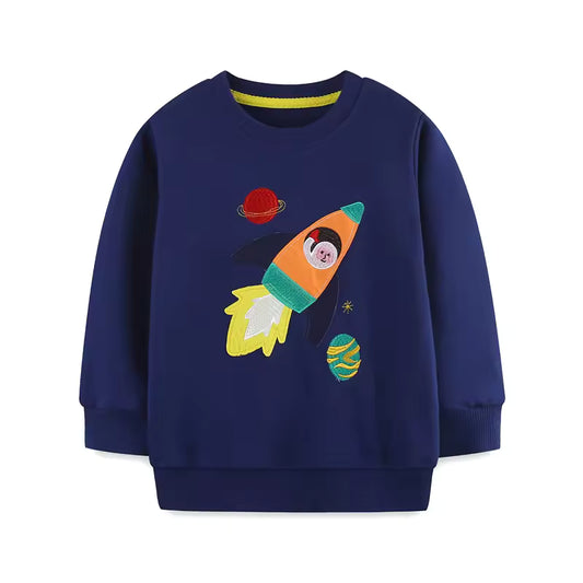 Peuter Cartoon Print Sweatshirt