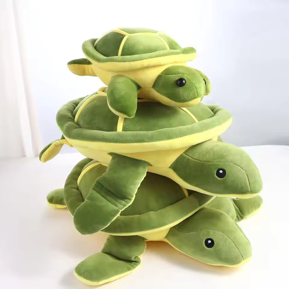 Zachte Groene Schildpad Knuffel