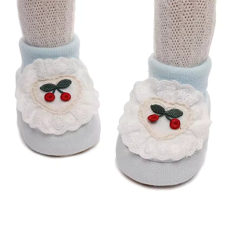 Kers Versierde Babyschoenen
