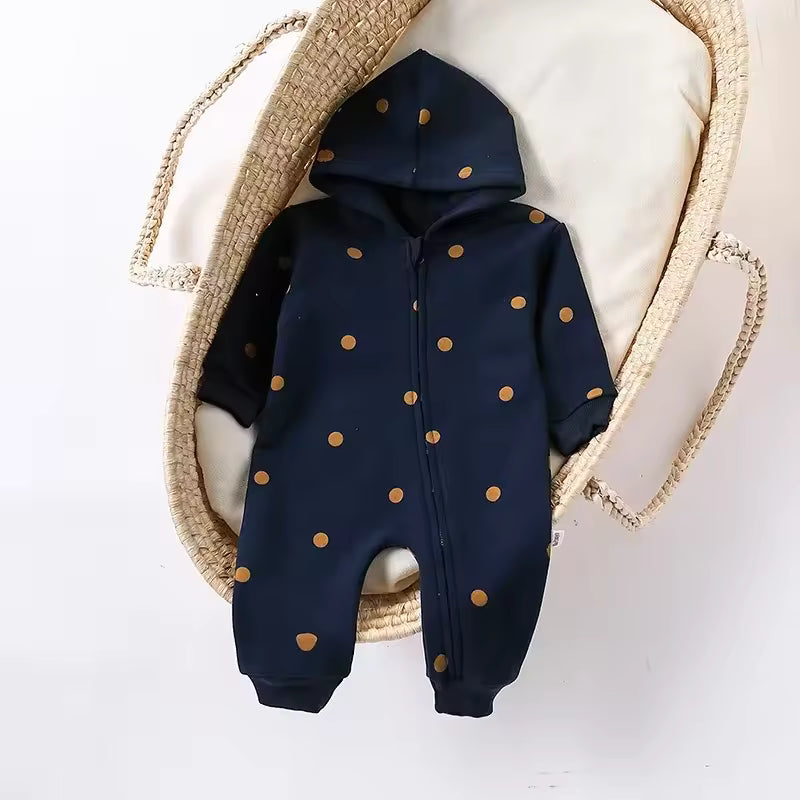 Fleece Baby Zipper Romper