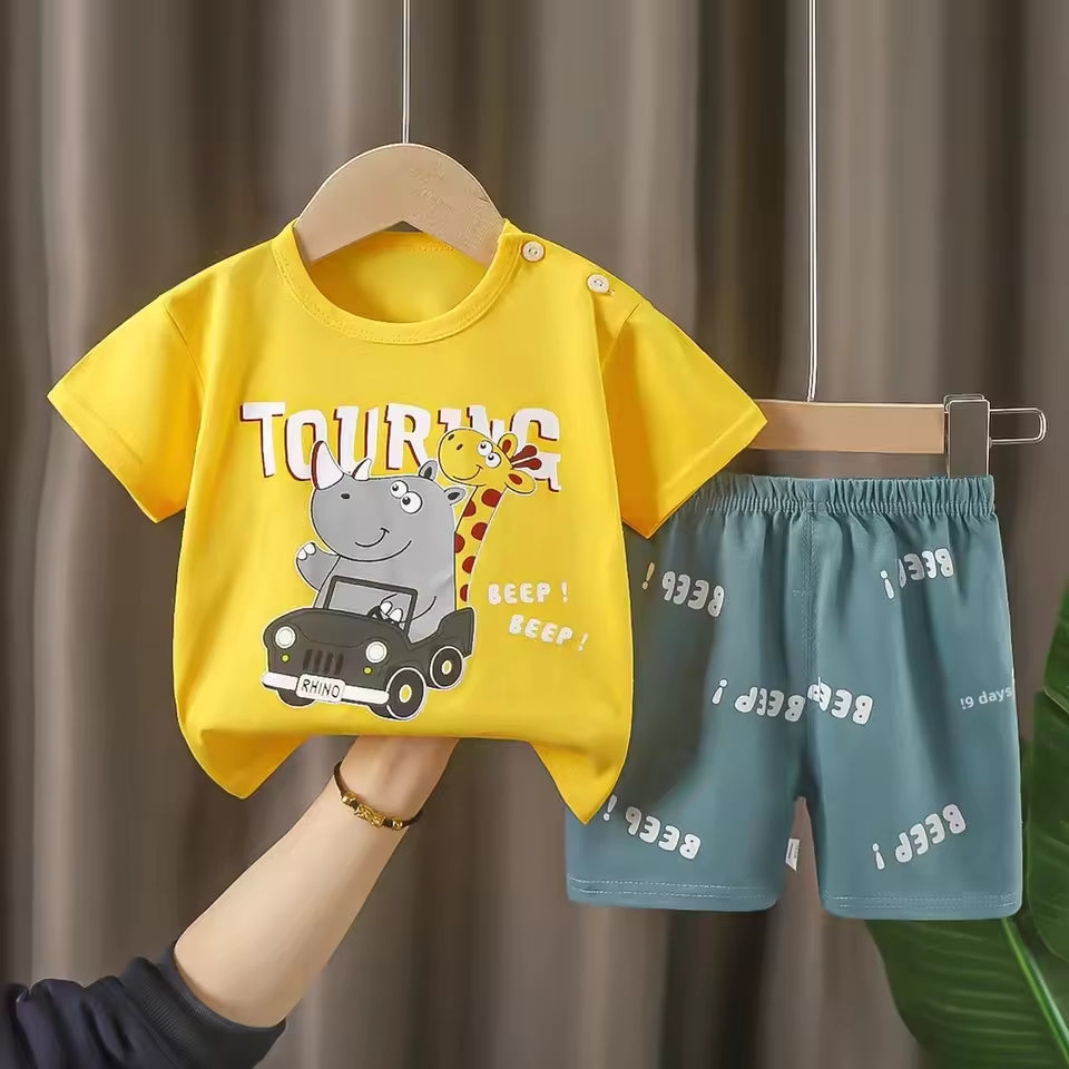 Kinderoutfit met korte mouwen