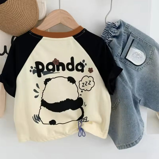 Baby Jongens T-shirt met Korte Mouwen