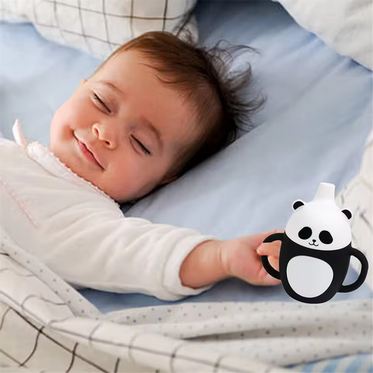 Siliconen Kinderbeker met Spill-Proof Rietje