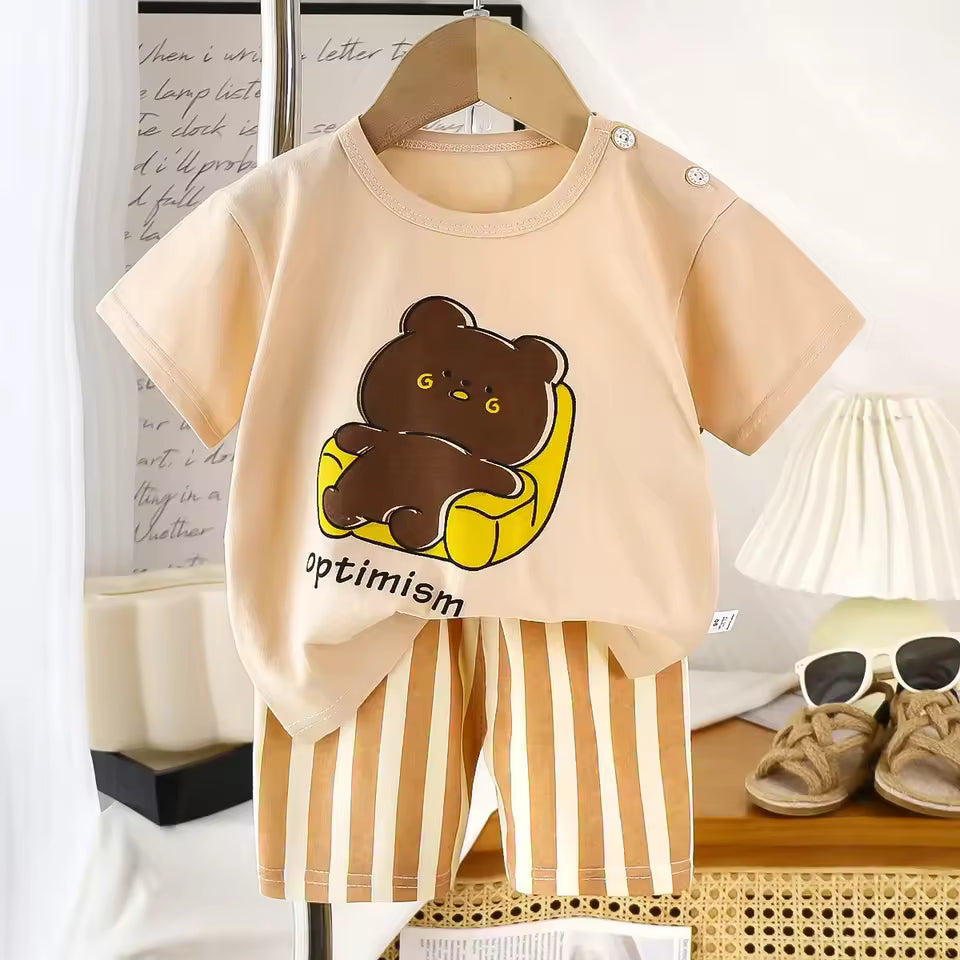 Kinderoutfit met korte mouwen