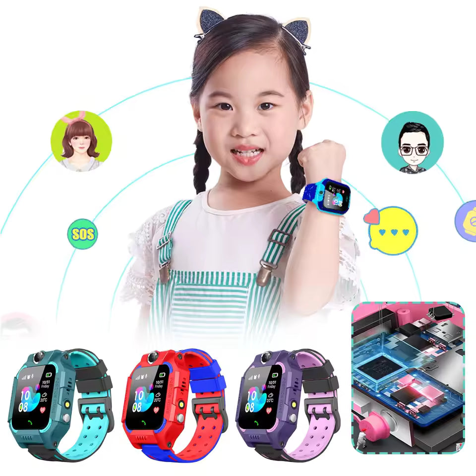 Kinder kleurrijk smartwatches