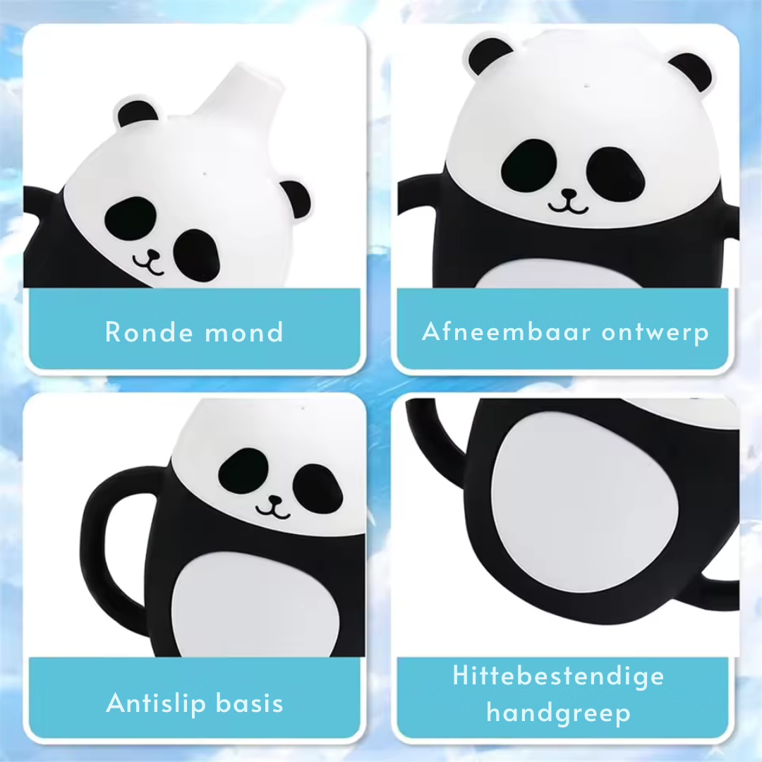 Siliconen Kinderbeker met Spill-Proof Rietje