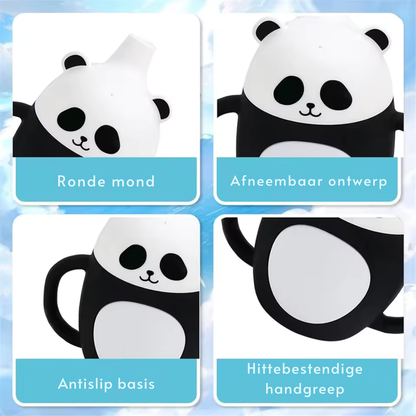 Siliconen Kinderbeker met Spill-Proof Rietje