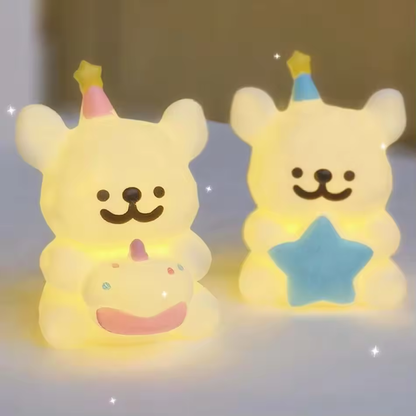 Schattige Hond Nachtlamp Set
