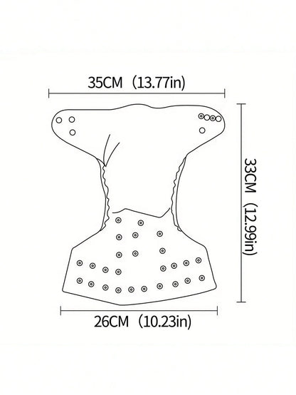 3-Delige Herbruikbare Stoffen Luierset – Olifant & Giraffe