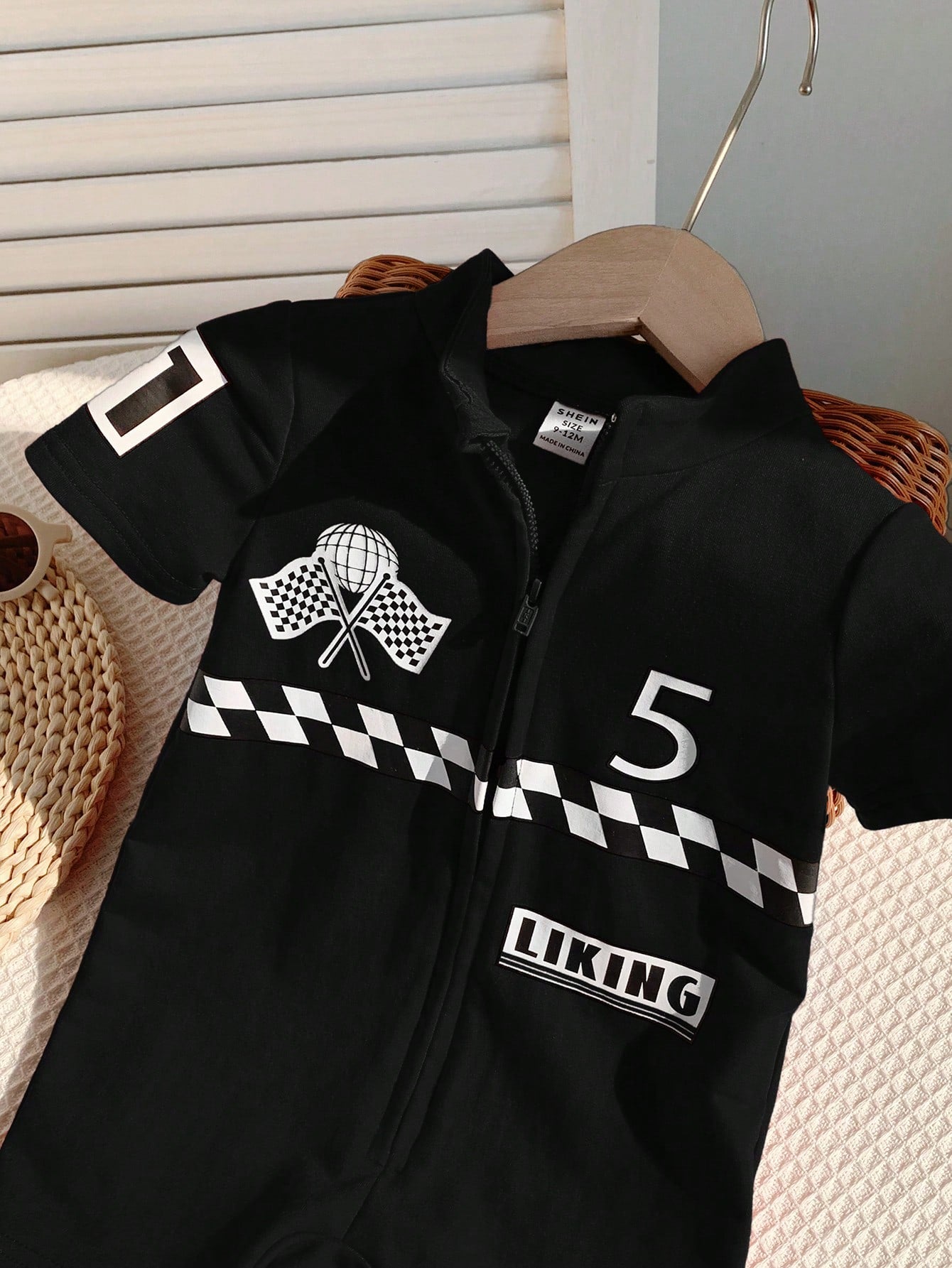 Zomer Babyset – Zachte Gebreide Romper Autosport