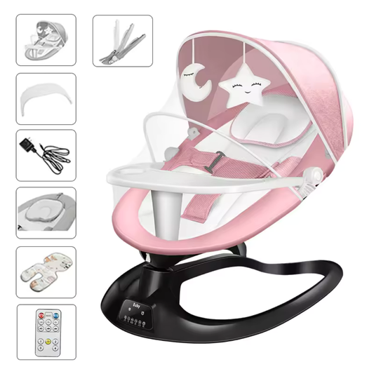 Elektrische Schommelstoel voor Baby's met Muggennet