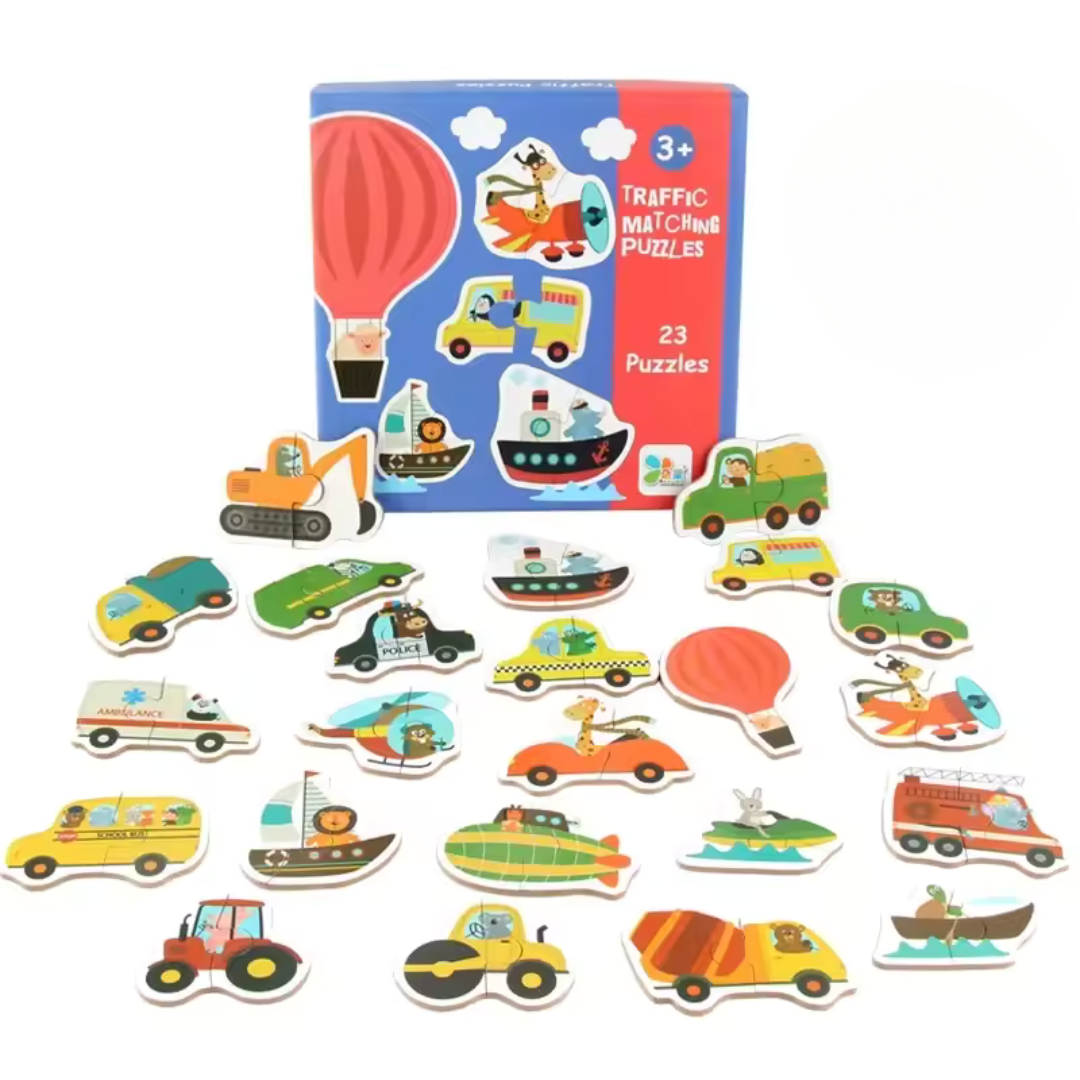 Educatieve Houten Puzzel voor Baby’s