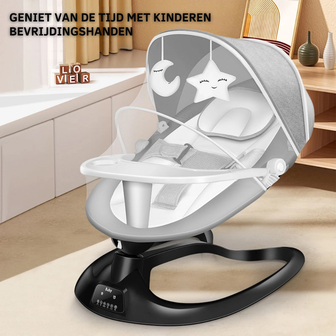 Elektrische Schommelstoel voor Baby's met Muggennet