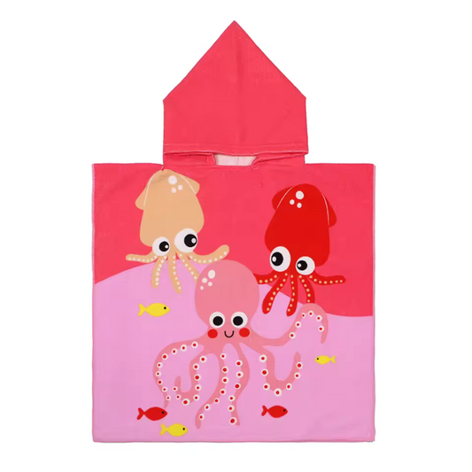 Kinderhanddoek met Capuchon en Print